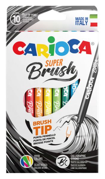 Фломастеры Carioca Super Brush