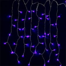 Гирлянда Сноу Бум гирлянда электрическая Бахрома, 80LED, 2Х0,5х0,7м, фиолет
